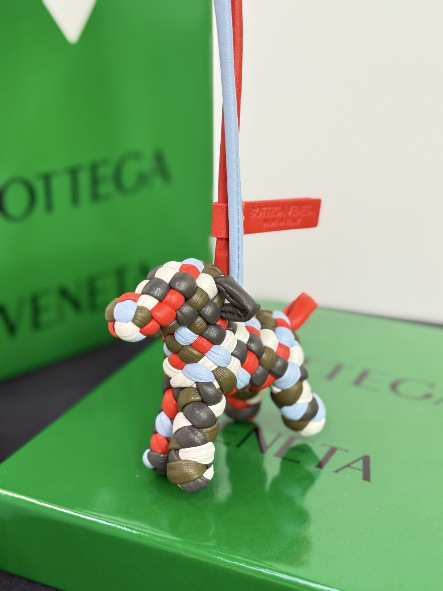 Bottega Veneta Beaded Dog Charm